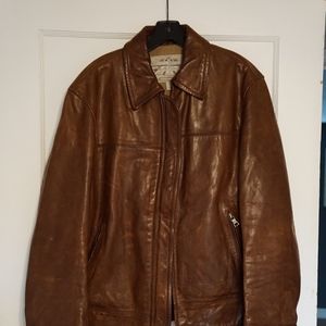 Banan Republic Leather Bomber